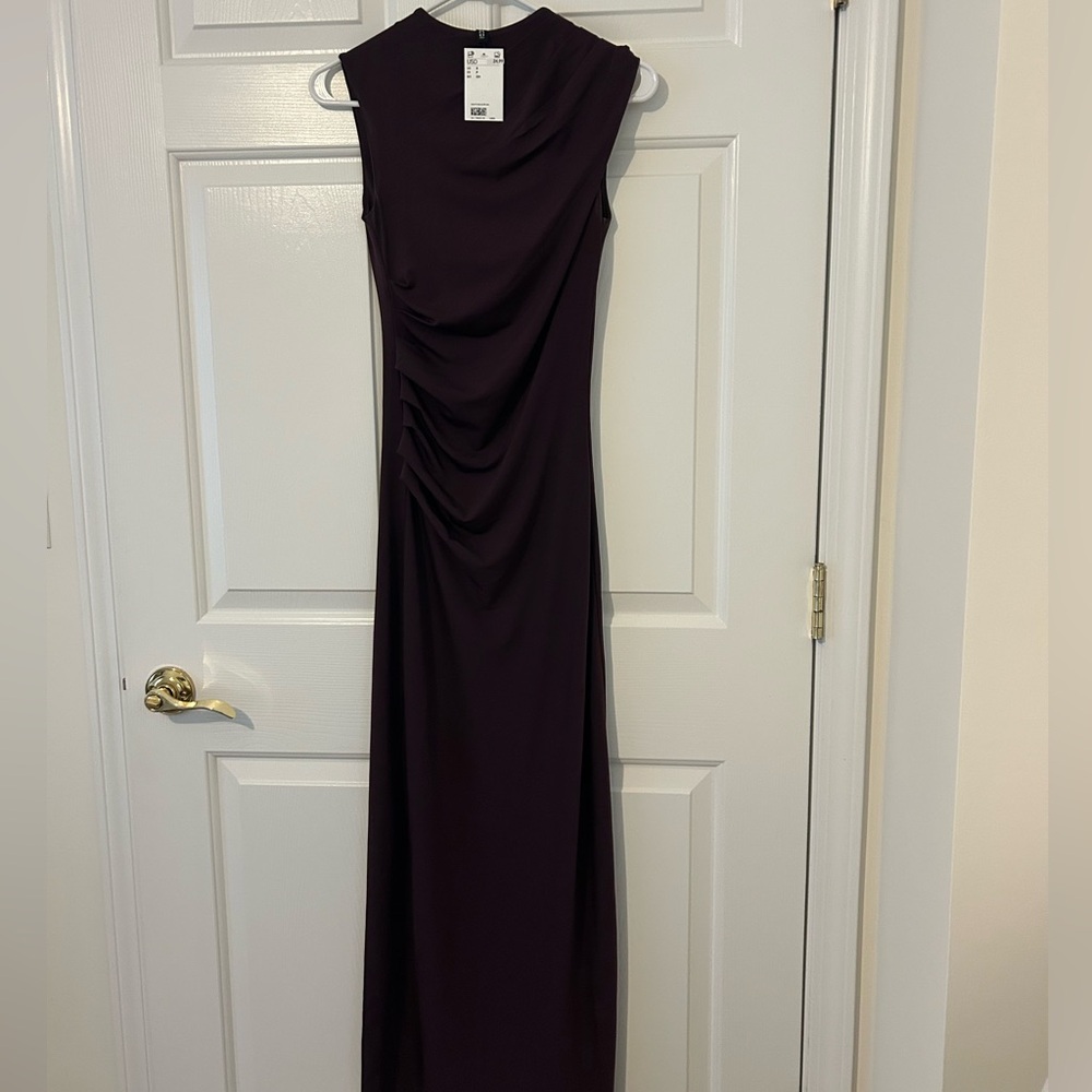 Deep Purple Draped Top